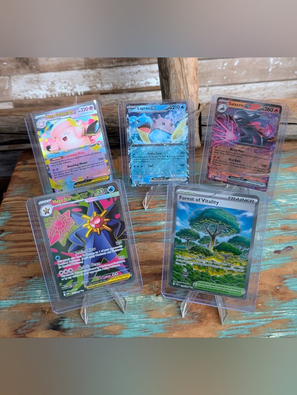 Pokemon Perfect Order Rare/Ex 5 Card Bundle